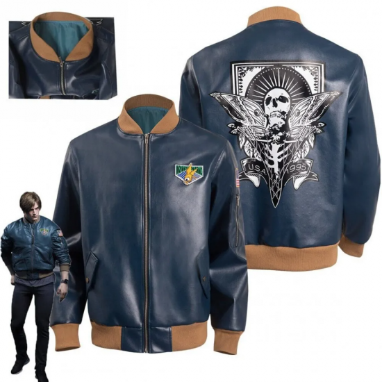 Evil 4 Leon S.Kennedy Cosplay Men Coat Jacket Game