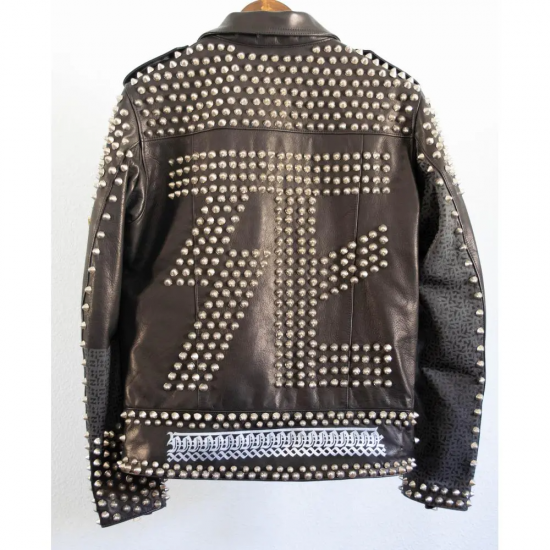 Exclusive Blackmeans Kazumichi Maruoka Studded Leather Rider Jacket