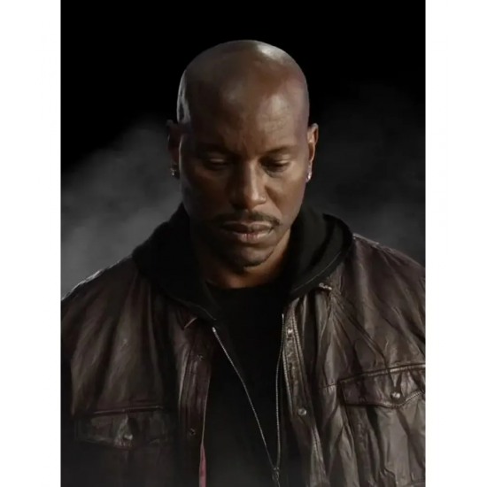 Fast X Tyrese Gibson Brown Leather Jacket