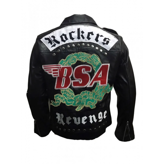 George Michael BSA Faith Rockers Revenge Leather Jacket