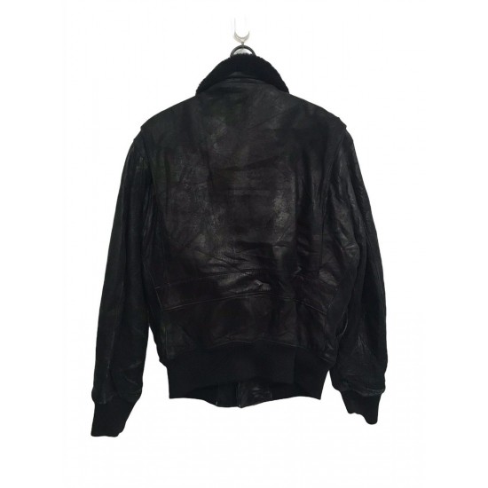Golden Bear Vintage Black Goatskin Leather Jacket