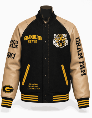Grambling State Tigers Style Varsity Jacket - Unisex