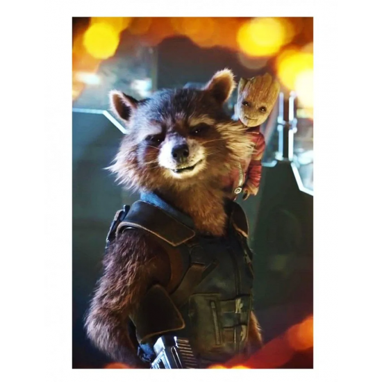 Guardians of Galaxy Avengers Rocket Raccoon Leather Vest