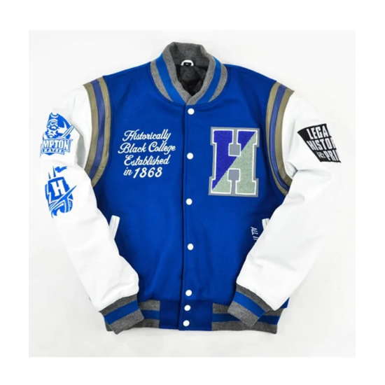 Hampton University Motto 2.0 Varsity Jacket