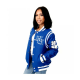 Hampton University Unisex Blue Varsity Jacket