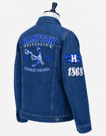 Hampton University Style Denim Jacket - Unisex