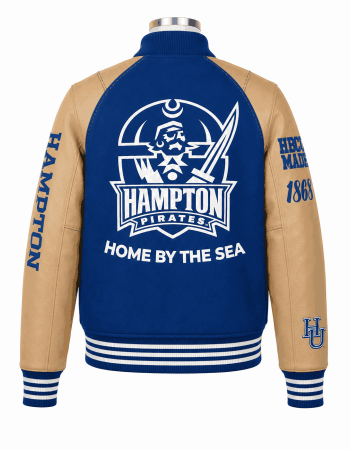 Hampton University Style Varsity Jacket - Unisex