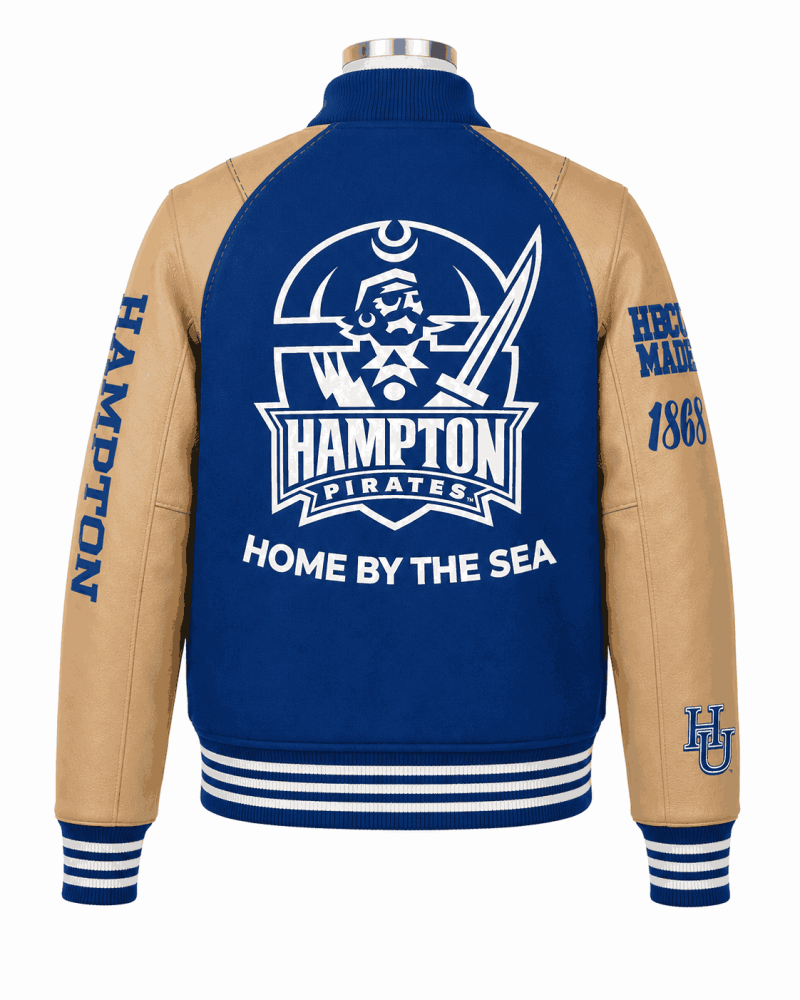 Hampton University Style Varsity Jacket - Unisex