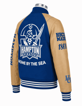 Hampton University Style Varsity Jacket - Unisex