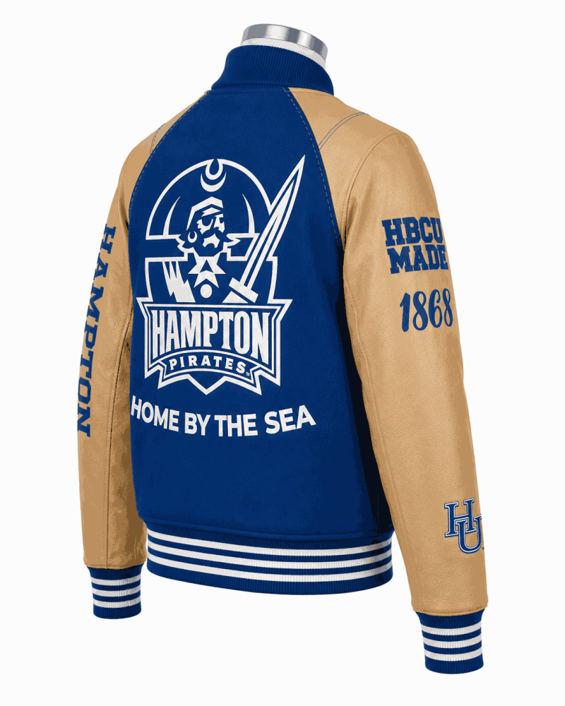 Hampton University Style Varsity Jacket - Unisex