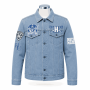 Hampton University Style Vintage Denim Jacket - Unisex