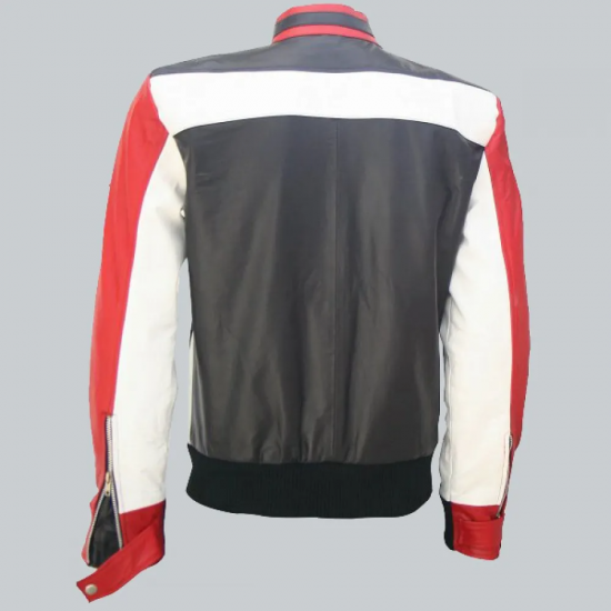 Handmade Cowhide Leather Men's Biker Jacket