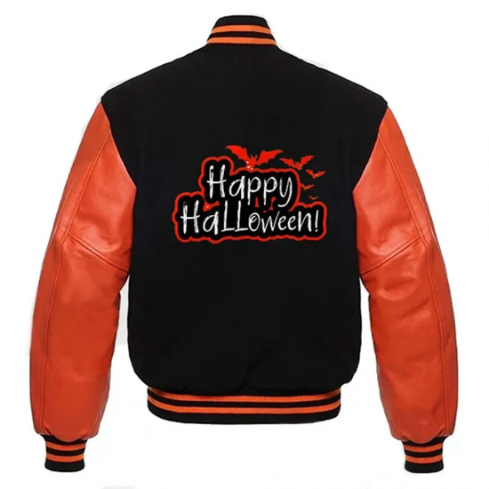 Happy Halloween Letterman Jacket