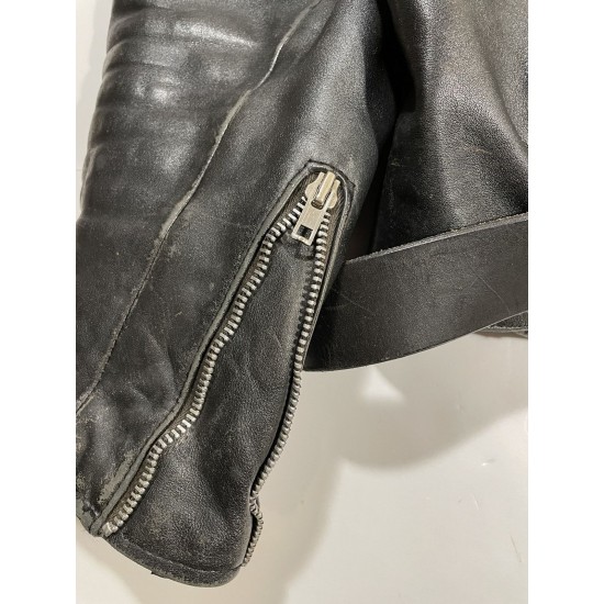 Harley Davidson × Vintage Calfskin Motorcycle Jacket