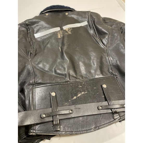 Harley Davidson × Vintage Calfskin Motorcycle Jacket