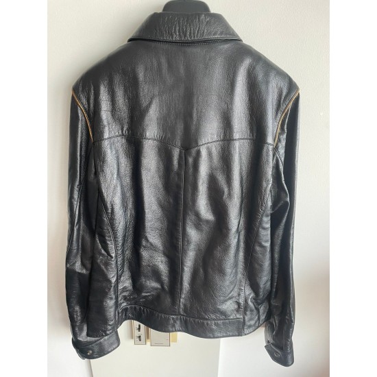 Hedi Slimane Super Runway Lambskin Leather Jacket