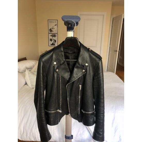 Hedi Slimane × Saint Laurent Paris Leather Jacket