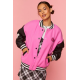Hello Kitty & Friends Pink Wool Varsity Jacket