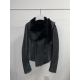 Helmut Lang Abstract Asymmetrical Shearling Leather Jacket