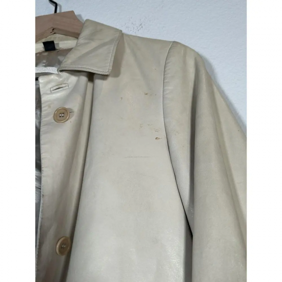 Helmut Lang Buffalo Beige Leather Archive Jacket