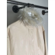 Helmut Lang Cream Leather Astro Parka