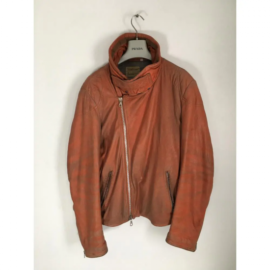 Helmut Lang Leather Astro Jacket