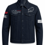 Howard University Bison Style Denim Jacket - Unisex