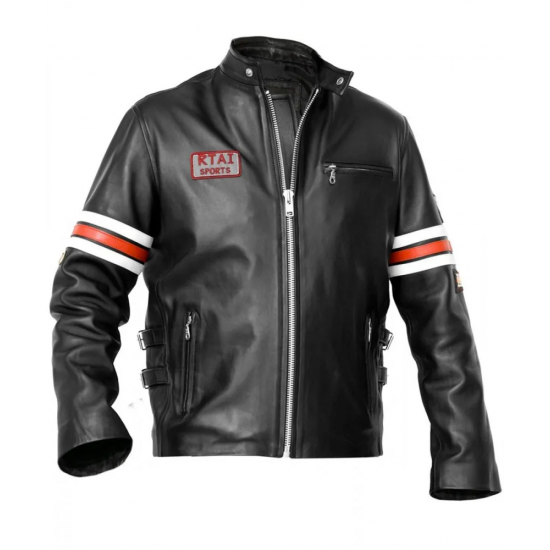 Hugh Laurie House Motorcycle Leather Jacket