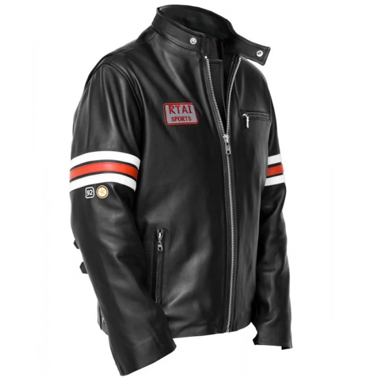 Hugh Laurie House Motorcycle Leather Jacket