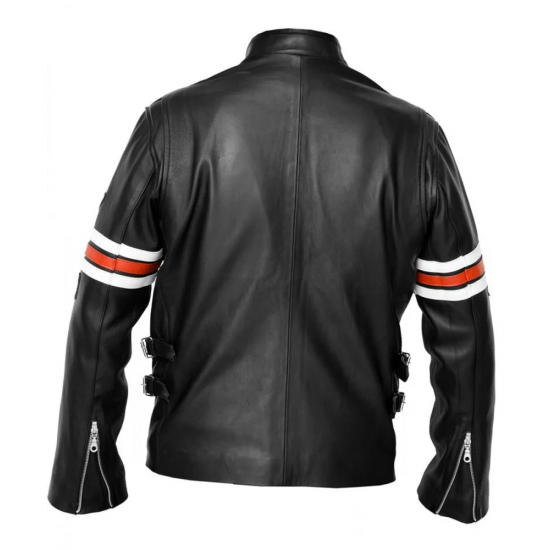 Hugh Laurie House Motorcycle Leather Jacket