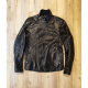 Isaac Sellam Experience Black High Neck Leather Jacket