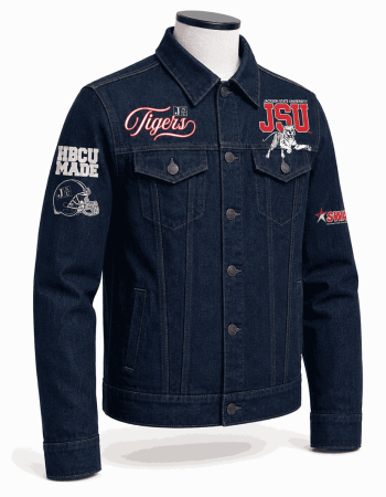 Jackson State University Style Denim Jacket - Unisex