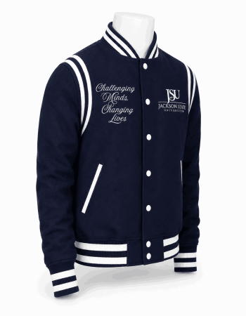Jackson State University Style Varsity Jacket - Unisex