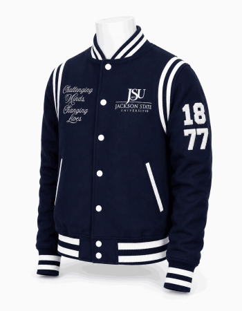 Jackson State University Style Varsity Jacket - Unisex