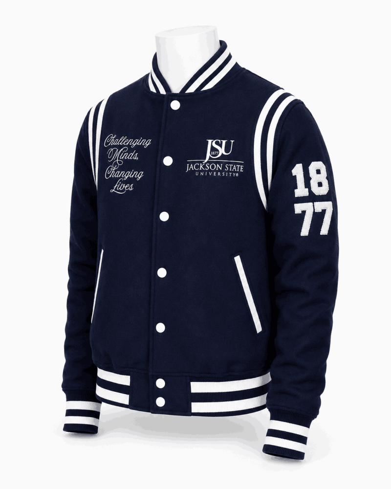 Jackson State University Style Varsity Jacket - Unisex