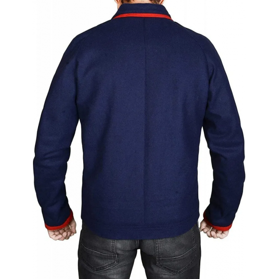 Jason Sudeikis Ted Lasso Blue Track Jacket