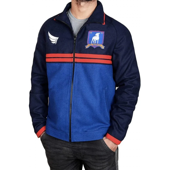 Jason Sudeikis Ted Lasso Blue Track Jacket