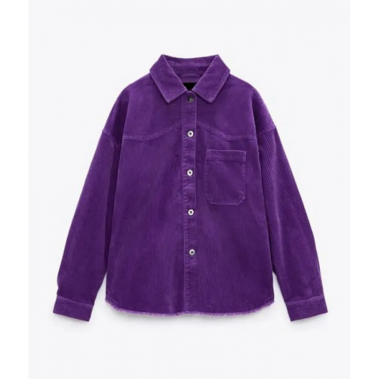 Kamala Khan Purple Corduroy Jacket