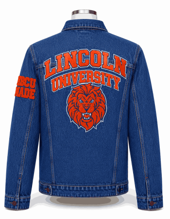 Lincoln University Style Denim Jacket - Unisex