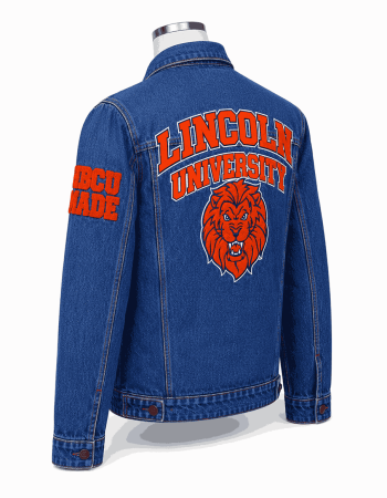 Lincoln University Style Denim Jacket - Unisex