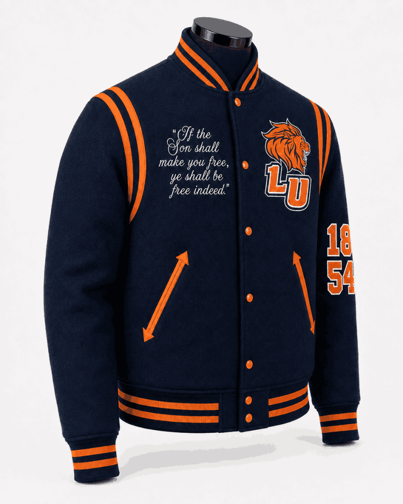 Lincoln University Style Varsity Wool Jacket - Unisex