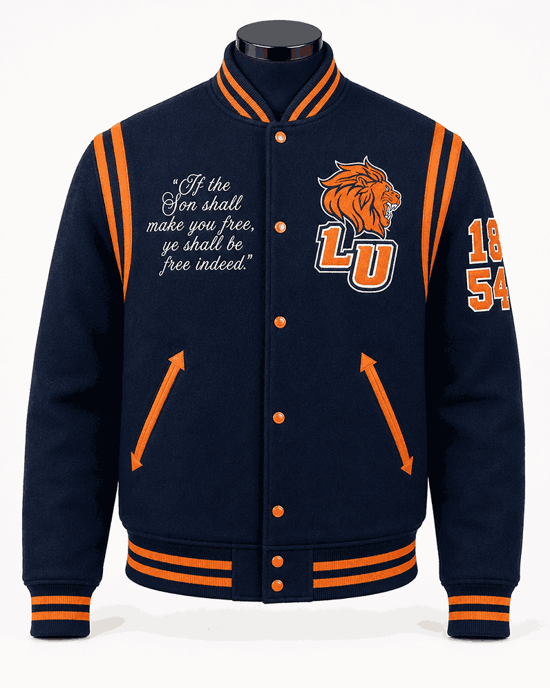 Lincoln University Style Varsity Wool Jacket - Unisex