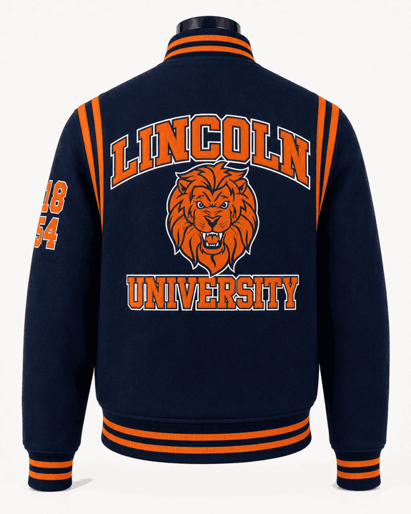 Lincoln University Style Varsity Wool Jacket - Unisex