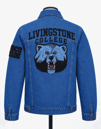 Livingstone College Style Denim Jacket - Unisex