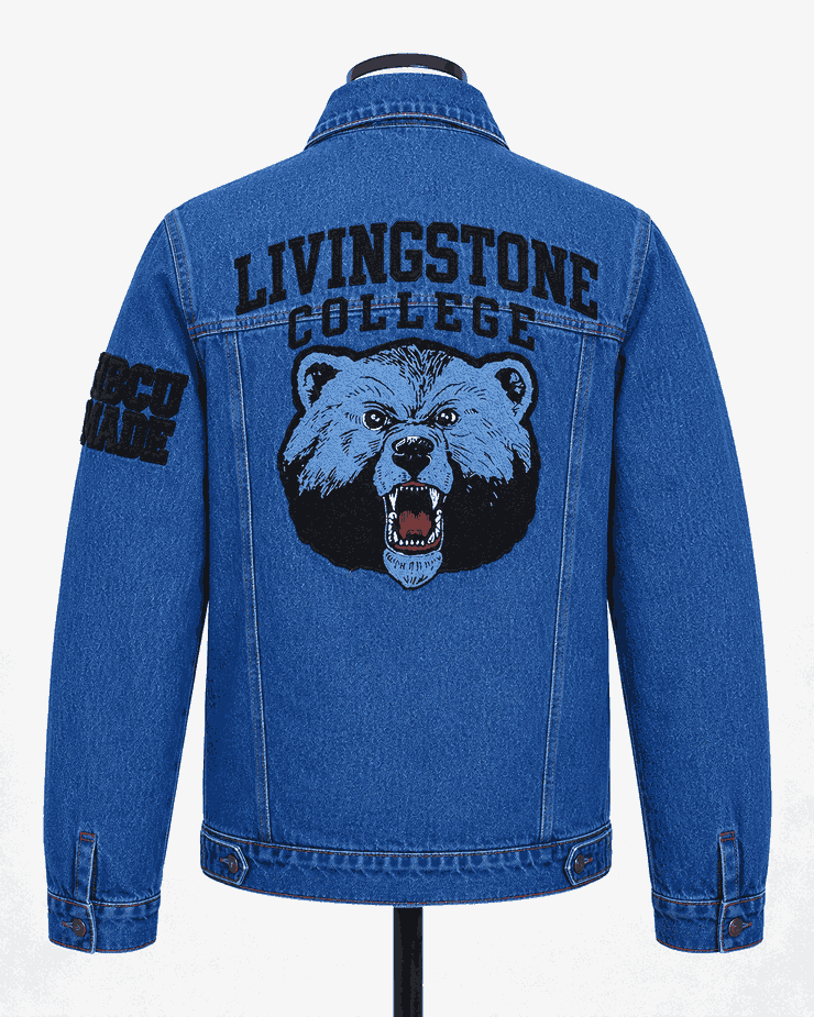 Livingstone College Style Denim Jacket - Unisex