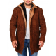 Longmire sheriff Walt Robert Taylor Longmire Suede Leather Coat Jacket