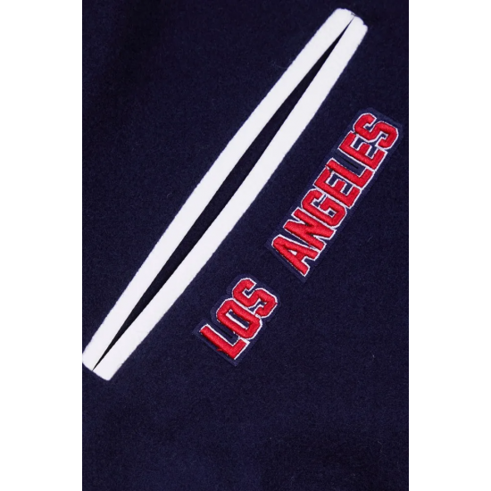 Los Angeles Angels Retro Classic Blue Wool Varsity Jacket