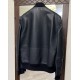Louis Vuitton Classic Black Leather Biker Jacket