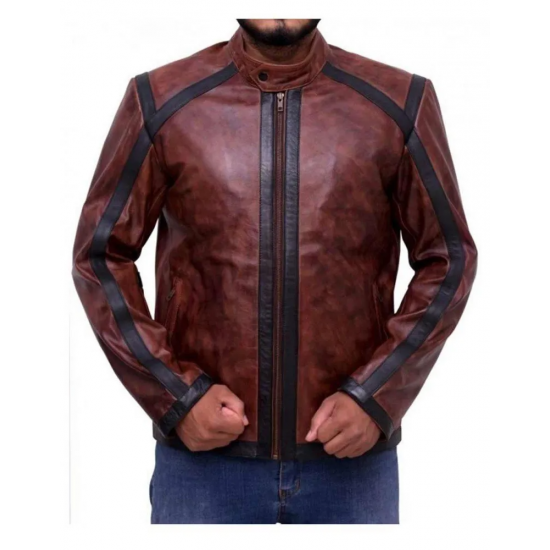 Lucifer TV Series Dan Espinoza Brown Leather Jacket