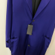 Luxurious Saint Laurent Purple Satin Overcoat for Men
